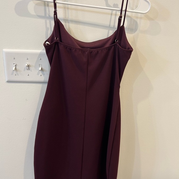 Lulus Cutout on The Town Plum Purple Cutout Bodycon Dress NWOT - Picture 5 of 7